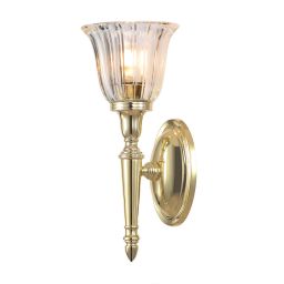 Elstead Lighting Dryden kinkiet 1x3 W mosiądz polerowany BATH-DRYDEN1-PB
