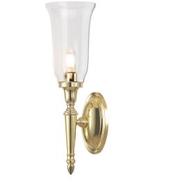 Elstead Lighting Dryden kinkiet 1x3 W mosiądz polerowany BATH-DRYDEN2-PB