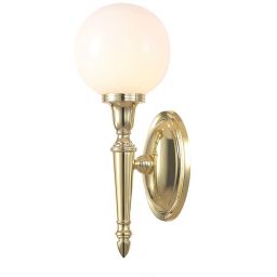 Elstead Lighting Dryden kinkiet 1x3 W mosiądz polerowany BATH-DRYDEN4-PB
