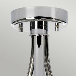 Elstead Lighting Falmouth lampa wisząca 3x3 W czarna-polerowany chrom BATH-FALMOUTH-SF-PC