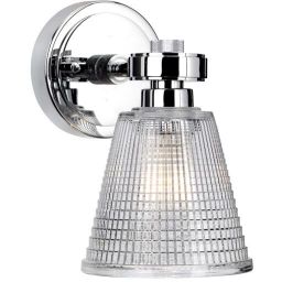 Elstead Lighting Gunnislake kinkiet 1x3 W chrom polerowany BATH-GUNNIS1-PC