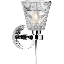 Elstead Lighting Gunnislake kinkiet 1x3 W chrom polerowany BATH-GUNNIS1-PC