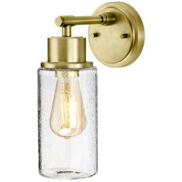 Elstead Lighting Greenwich kinkiet 1x60 W mosiądz szczotkowany BATH-MORVAH1-BB