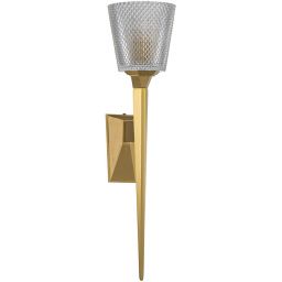 Elstead Lighting Verity kinkiet 1x3 W mosiądz szczotkowany BATH-VERITY-BB
