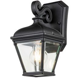 Elstead Lighting Bayview kinkiet zewnętrzny 1x60 W czarny BAYVIEW-2S-BK