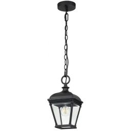 Elstead Lighting Bayview lampa wisząca 1x60 W czarna BAYVIEW-8M-BK