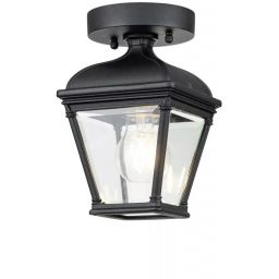 Elstead Lighting Bayview lampa podsufitowa zewnętrzna 1x60 W czarna BAYVIEW-PORCH-BK