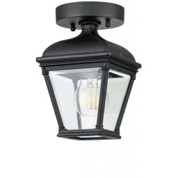 Elstead Lighting Bayview lampa podsufitowa zewnętrzna 1x60 W czarna BAYVIEW-PORCH-BK