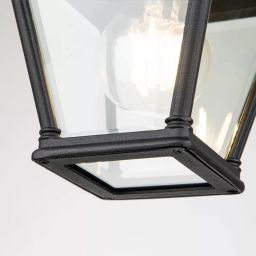 Elstead Lighting Bayview lampa podsufitowa zewnętrzna 1x60 W czarna BAYVIEW-PORCH-BK