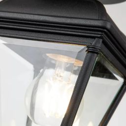 Elstead Lighting Bayview lampa podsufitowa zewnętrzna 1x60 W czarna BAYVIEW-PORCH-BK