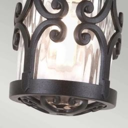 Elstead Lighting Hereford lampa podsufitowa zewnętrzna 1x60 W czarna BL13A-BLACK