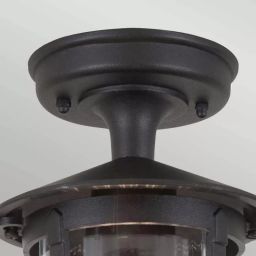 Elstead Lighting Hereford lampa podsufitowa zewnętrzna 1x60 W czarna BL13A-BLACK