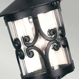 Elstead Lighting Hereford lampa wisząca 1x60 W czarna BL13B-BLACK