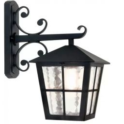 Elstead Lighting Canterbury kinkiet zewnętrzny 1x60 W czarny BL52M-BLACK