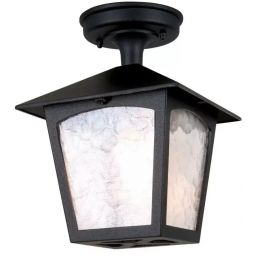 Elstead Lighting York lampa podsufitowa zewnętrzna 1x60 W czarna BL6A-BLACK