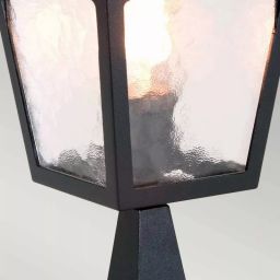 Elstead Lighting York lampa stojąca zewnętrzna 1x60 W czarna BL7-BLACK