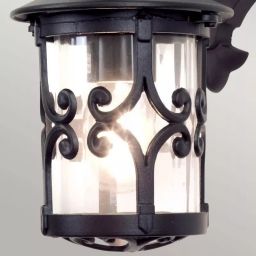 Elstead Lighting Hereford kinkiet zewnętrzny 1x60 W czarny BL8-BLACK
