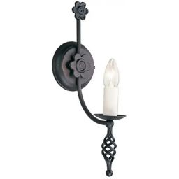Elstead Lighting Belfry kinkiet 1x60 W czarny BY1-BLACK
