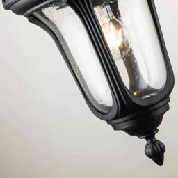 Elstead Lighting Chicago kinkiet zewnętrzny 1x60 W teksturowana czerń CC2-S-BK