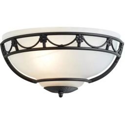 Elstead Lighting Carisbrooke kinkiet 1x60 W czarny CB-WU-BLACK