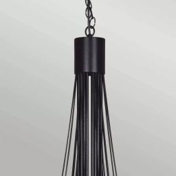 Elstead Lighting Carisbrooke lampa wisząca 18x60 W czarna CB18-BLACK