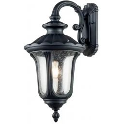 Elstead Lighting Chicago kinkiet zewnętrzny 1x60 W teksturowana czerń CC2-M-BK