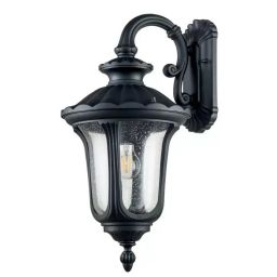 Elstead Lighting Chicago kinkiet zewnętrzny 1x60 W teksturowana czerń CC2-M-BK