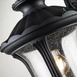 Elstead Lighting Chicago kinkiet zewnętrzny 1x60 W teksturowana czerń CC2-M-BK