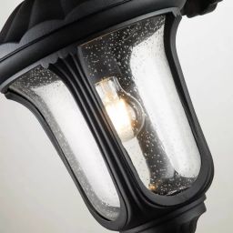 Elstead Lighting Chicago kinkiet zewnętrzny 1x60 W teksturowana czerń CC2-M-BK
