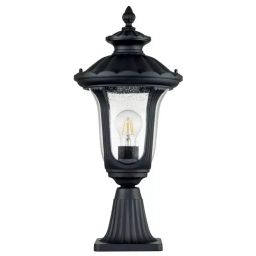 Elstead Lighting Chicago lampa stojąca zewnętrzna 1x60 W teksturowana czerń CC3-S-BK