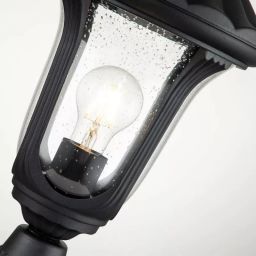 Elstead Lighting Chicago lampa stojąca zewnętrzna 1x60 W teksturowana czerń CC3-S-BK