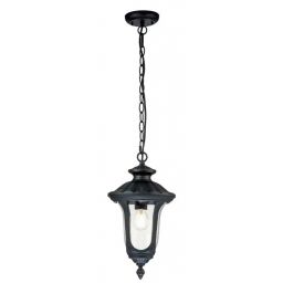 Elstead Lighting Chicago lampa wisząca 1x60 W teksturowana czerń CC8-S-BK