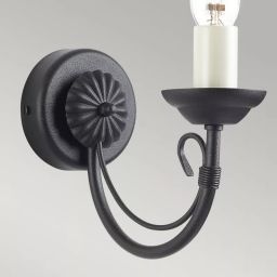 Elstead Lighting Chartwell kinkiet 1x60 W czarny CH1-BLACK
