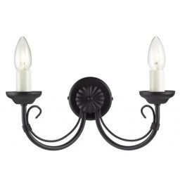 Elstead Lighting Chartwell kinkiet 2x60 W czarny CH2-BLACK