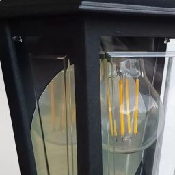 Elstead Lighting Deco Lane kinkiet zewnętrzny 1x60 W czarny DECO-LANE7-BLACK