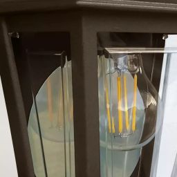 Elstead Lighting Deco Lane kinkiet zewnętrzny 1x60 W brązowy DECO-LANE7-BRONZE