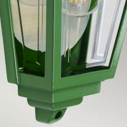 Elstead Lighting Deco Lane kinkiet zewnętrzny 1x60 W zielony DECO-LANE7-GREEN