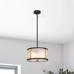 Elstead Lighting Corona lampa wisząca 2x60 W ciemno brązowy/postarzany mosiądz DL-CORONA-2P-BAB