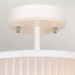 Elstead Lighting Corona lampa wisząca 2x60 W polerowany nikiel/satynowa biel DL-CORONA-2P-WPN