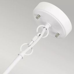 Elstead Lighting Corona lampa wisząca 2x60 W polerowany nikiel/satynowa biel DL-CORONA-2P-WPN