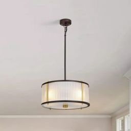 Elstead Lighting Corona lampa wisząca 3x60 W ciemno brązowy/postarzany mosiądz DL-CORONA-3P-BAB
