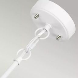 Elstead Lighting Corona lampa wisząca 3x60 W polerowany nikiel, satynowa biel DL-CORONA-3P-WPN