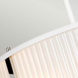 Elstead Lighting Corona lampa wisząca 3x60 W polerowany nikiel, satynowa biel DL-CORONA-3P-WPN