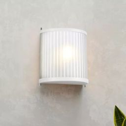 Elstead Lighting Corona kinkiet 1x60 W polerowany nikiel/satynowa biel DL-CORONA1-WPN
