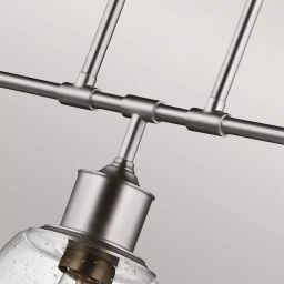 Elstead Lighting Hobson lampa podsufitowa 3x60 W nikiel FE-HOBSON-3P-SN