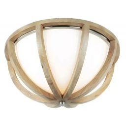 Elstead Lighting Allier plafon 2x60 W drewno FE-ALLIER-F-LW