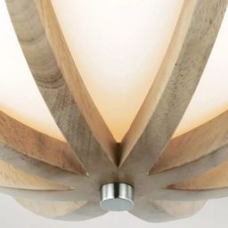 Elstead Lighting Allier plafon 2x60 W drewno FE-ALLIER-F-LW