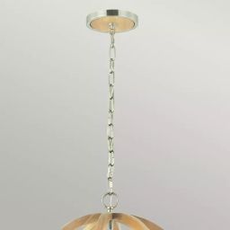 Elstead Lighting Allier lampa wisząca 1x60 W drewno FE-ALLIER-P-S-LW