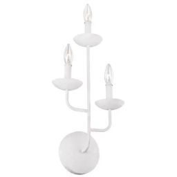 Elstead Lighting Annie kinkiet 3x40 W teksturowana biel FE-ANNIE3-PSW