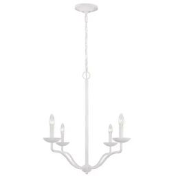 Elstead Lighting Annie lampa wisząca 4x40 W teksturowana biel FE-ANNIE4-PSW